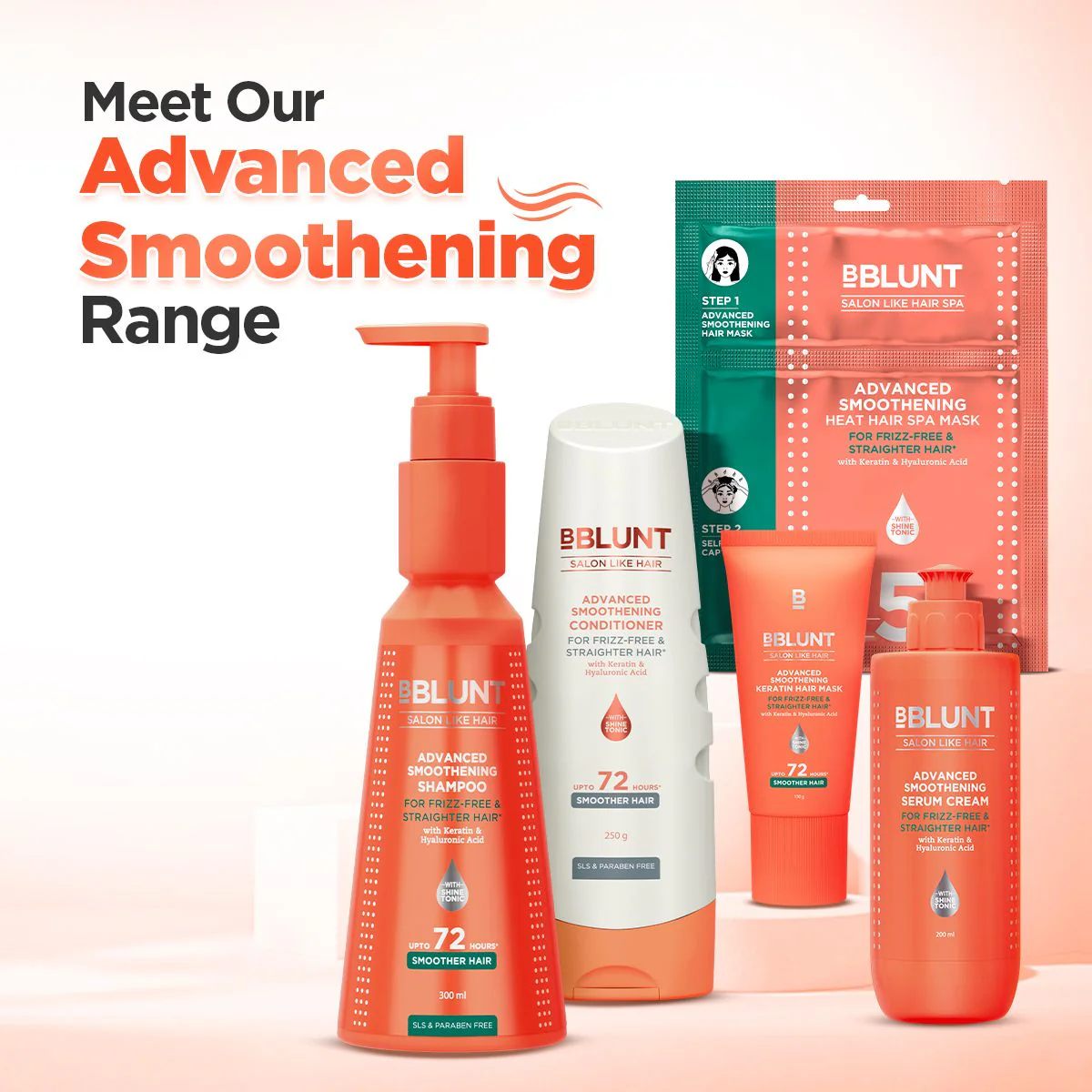 Advanced Smoothening Shampoo with Keratin & Hyaluronic Acid - 300ml - Image 7