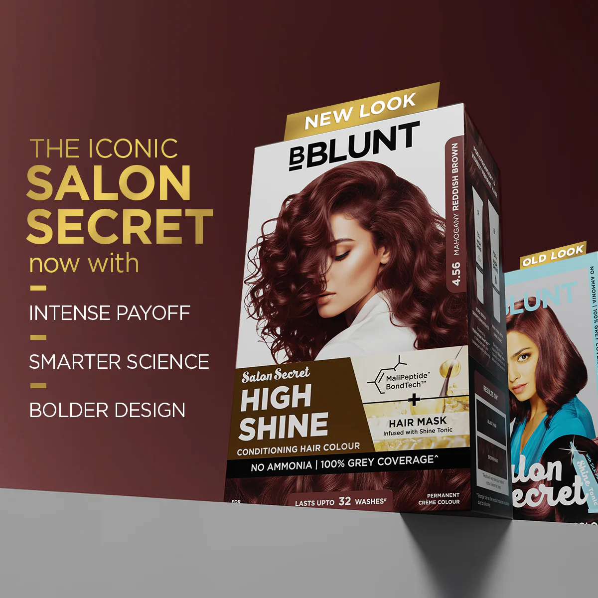 High Shine Conditioning Hair Colour - Mahogany Reddish Brown (Shade 4.56) - Image 5