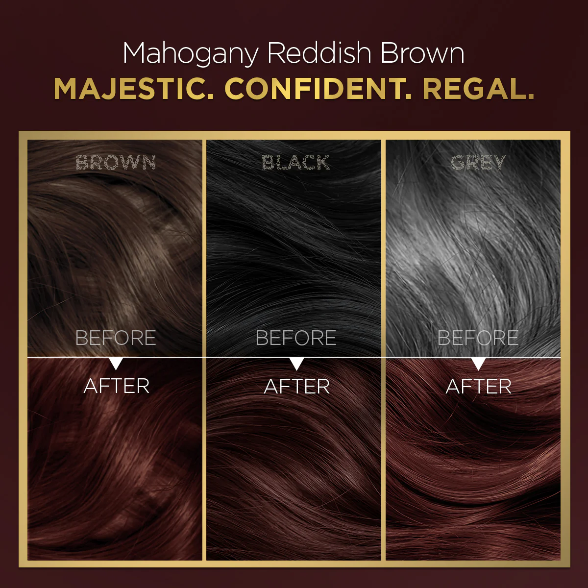 High Shine Conditioning Hair Colour - Mahogany Reddish Brown (Shade 4.56) - Image 6