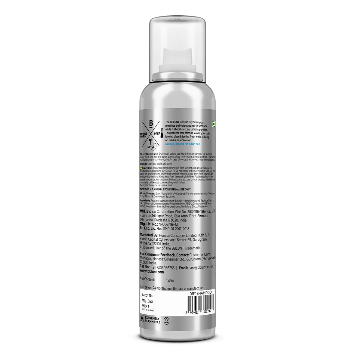 Refresh Dry Shampoo to Instantly Refresh & Add Volume - 150 ml - Image 6