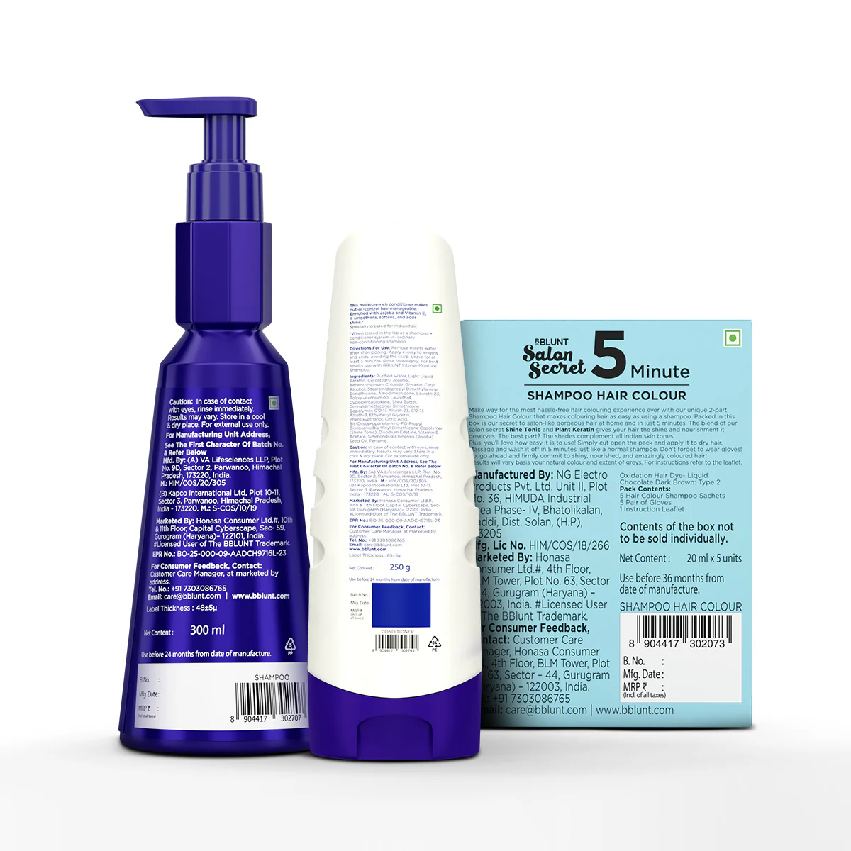 5 Min Choco Color Shampoo + Intense Moisture Combo - Image 2