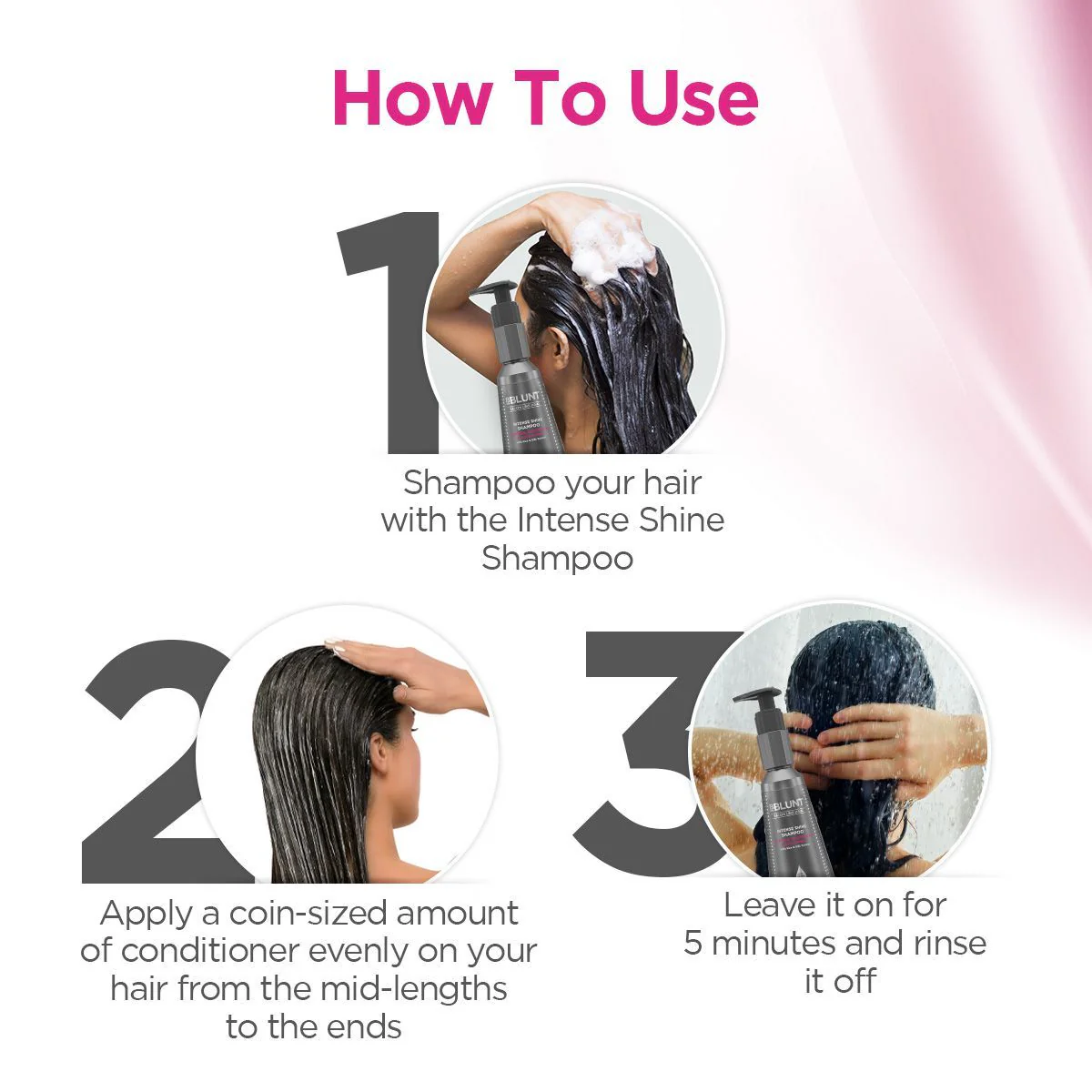Intense Shine Conditioner with Rice & Silk Protein for Softer, Smoother & Shinier Hair - 250 g - Image 4