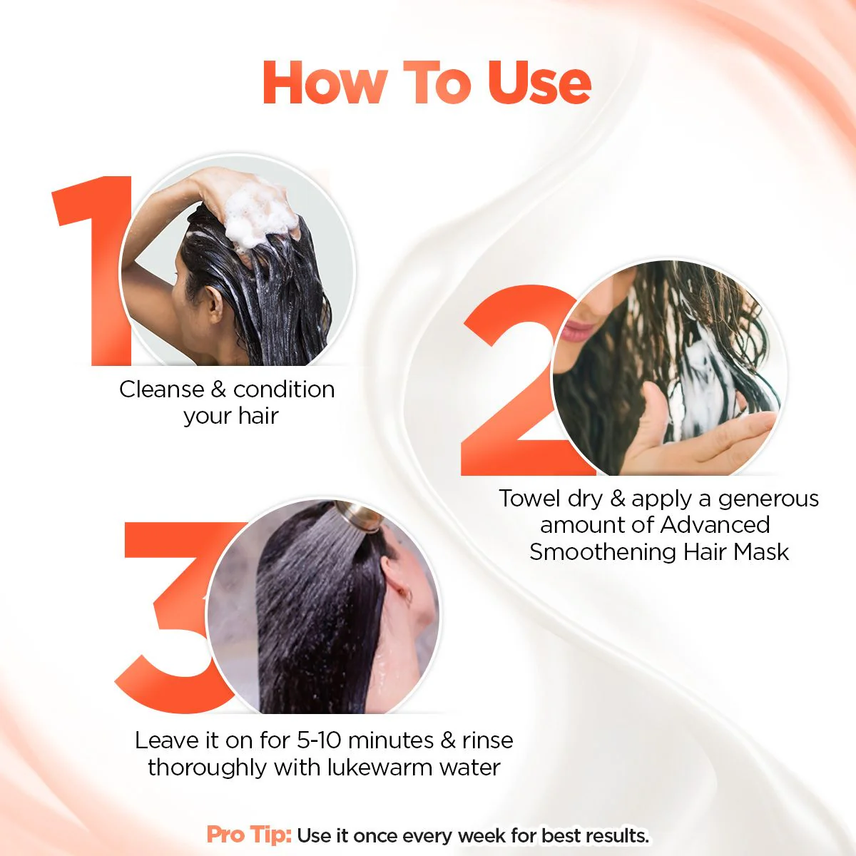 Advanced Smoothening Keratin Hair Mask with Keratin & Hyaluronic Acid - 150 g - Image 4