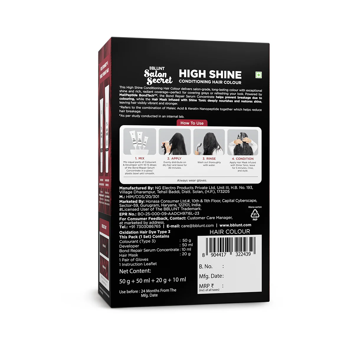 High Shine Conditioning Hair Colour - Cherry Red (Shade 6.62) - Image 13
