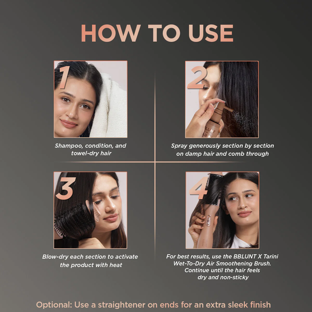 Instant Smooth Anti-Frizz Hair Spray - Tarini Peshawaria - Image 6